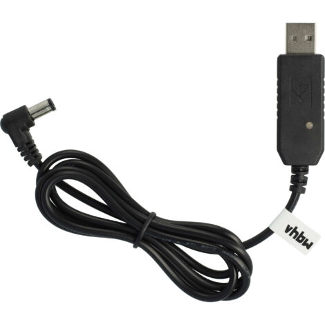 vhbw Charging Cable compatible with Boafeng UV-5R, UV-5RA, UV-5X3, UV-82 Walkie Talkie Battery - USB Charger, 100 cm, with Charge Status Indicator