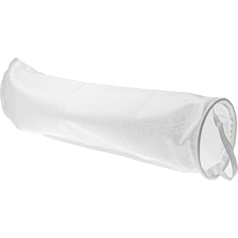 Vhbw - Chaussette filtrante universelle pour aquarium, piscine, skimmer - Sac de filtration, polypropylène, 18 x 81 cm, 100 micromètre, blanc