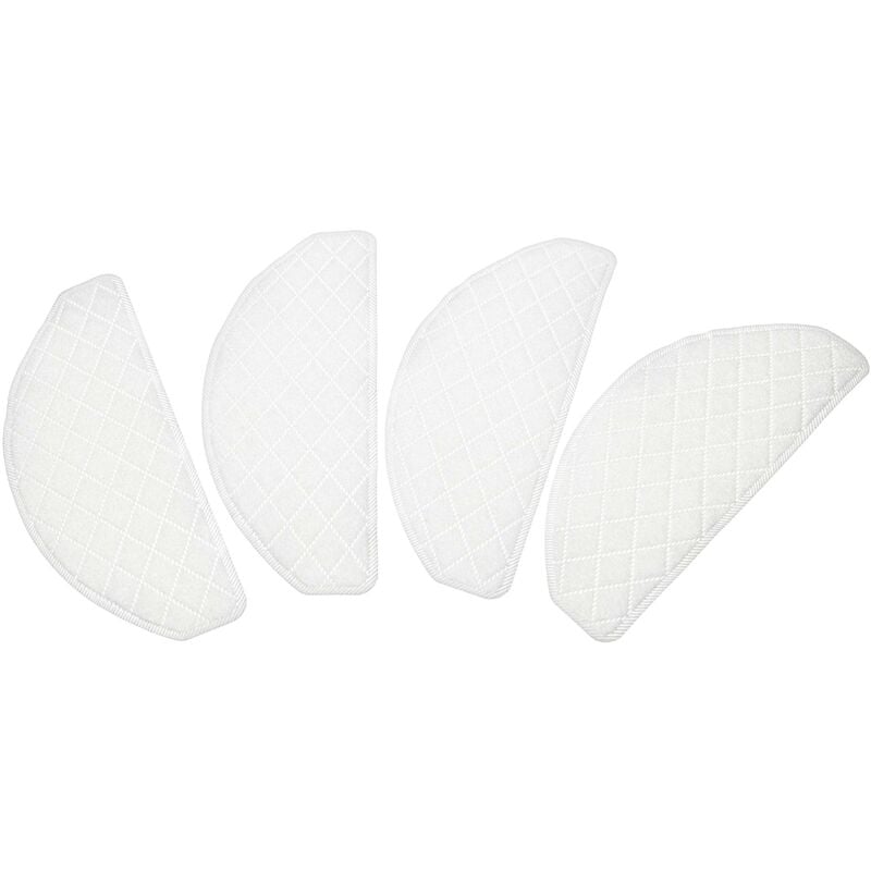 Cleaning Cloths 4-Pack compatible with Ecovacs Deebot Ozmo T8 Aiv Robotic Vacuum Cleaner - Single-Use Wipes - Vhbw