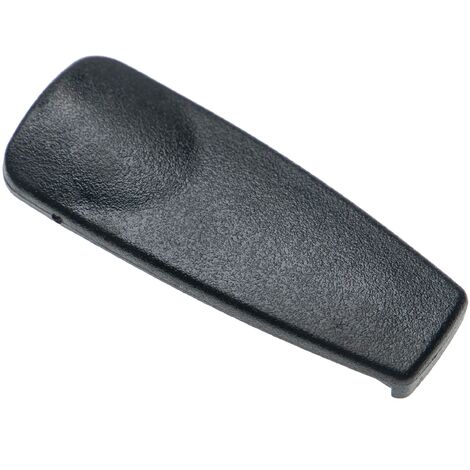 vhbw Clip à ceinture compatible avec Motorola GP320, GP328, GP329, GP338, GP339 appareil radio - plastique, noir