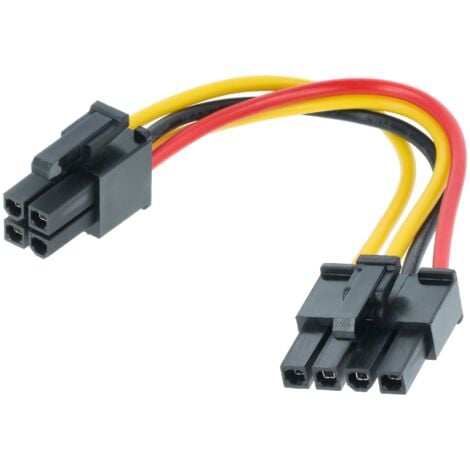 vhbw connecteur batterie compatible avec McCulloch ROB S400 ( 2019-2021), R800 (2017-2019) robot tondeuse - Câble à 4 pôles de 12 cm