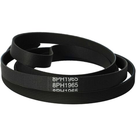 vhbw Correa trapezoidal compatible con Bosch WTG 864 secadora - 196,5 cm negro