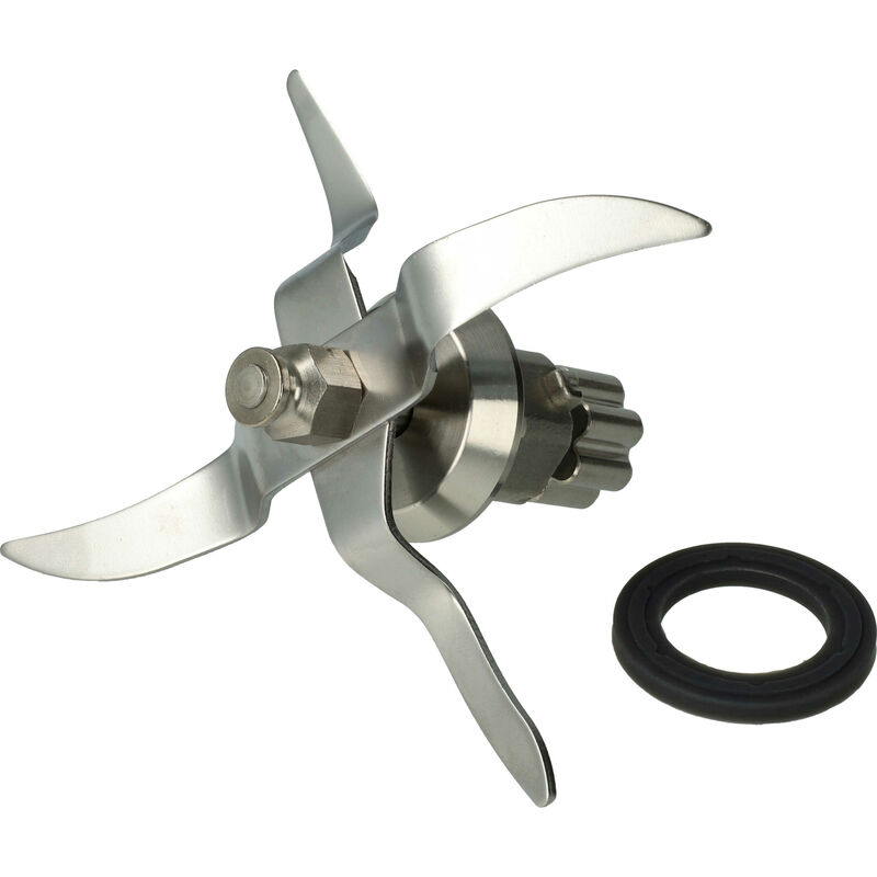 Couteau de mixeur compatible avec Silvercrest SKMK1200E5, SKMK1200D4 robot culinaire - Avec 4 lames en acier inoxydable - Vhbw