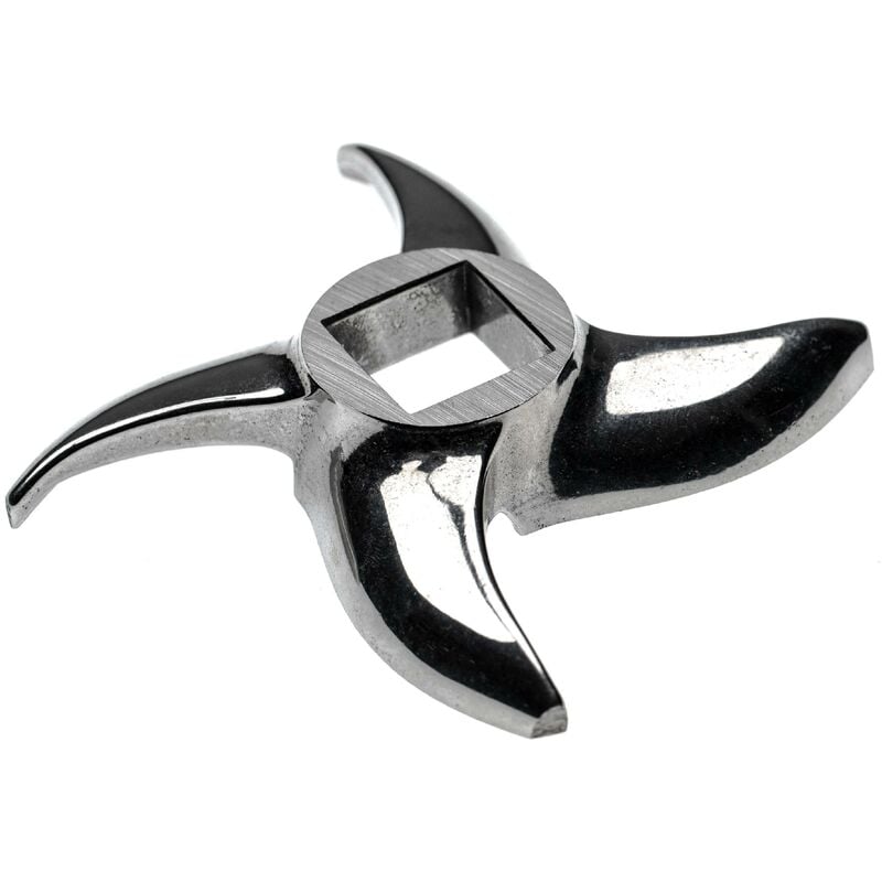 Vhbw - Couteau faucille taille 42, 22,1 x 22,1mm quatre lames, acier inoxydable compatible par ex avec hachoirs ade, Caso, Fama, kbs, Porkert