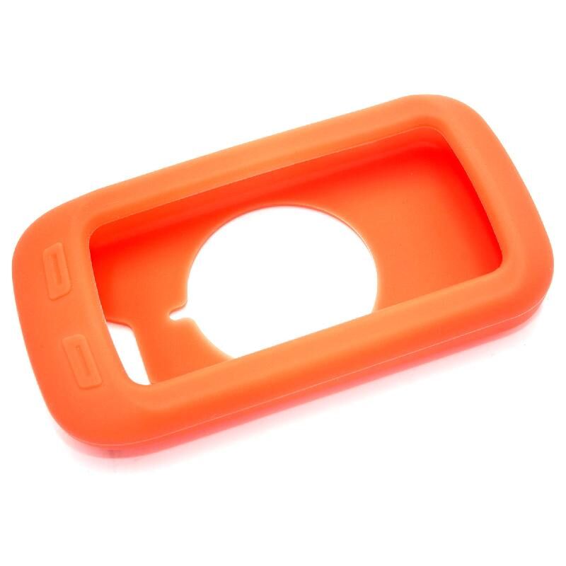 

cubierta compatible con Garmin Edge 1000 bicicleta, navegador, GPS - Funda, naranja, silicona - Vhbw