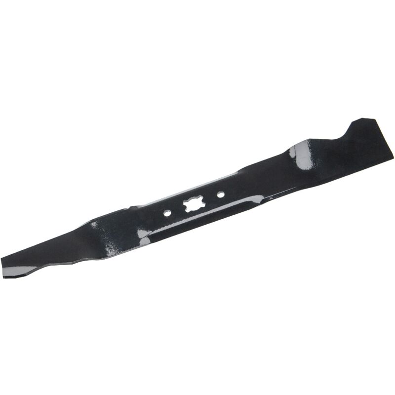 

vhbw Cuchilla repuesto compatible con Budget Praktiker BBM 46 R-OHV 12C-J2MD619 (2007) cortacésped - Recambio, negro