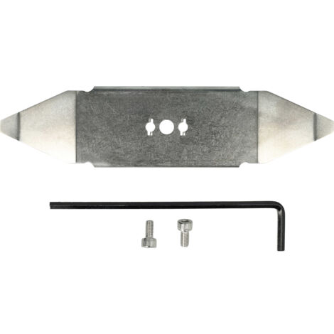 vhbw Cuchilla repuesto reemplaza Robomow MRK9100A, MRK9100A-ET para cortacésped - Recambio, plata, acero inoxidable