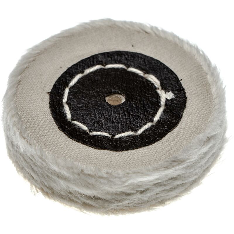 

Disco para todas las amoladoras angulares comunes, taladros - almohadillas de repuesto con diámetro de 5 cm, color crema, algodón - Vhbw