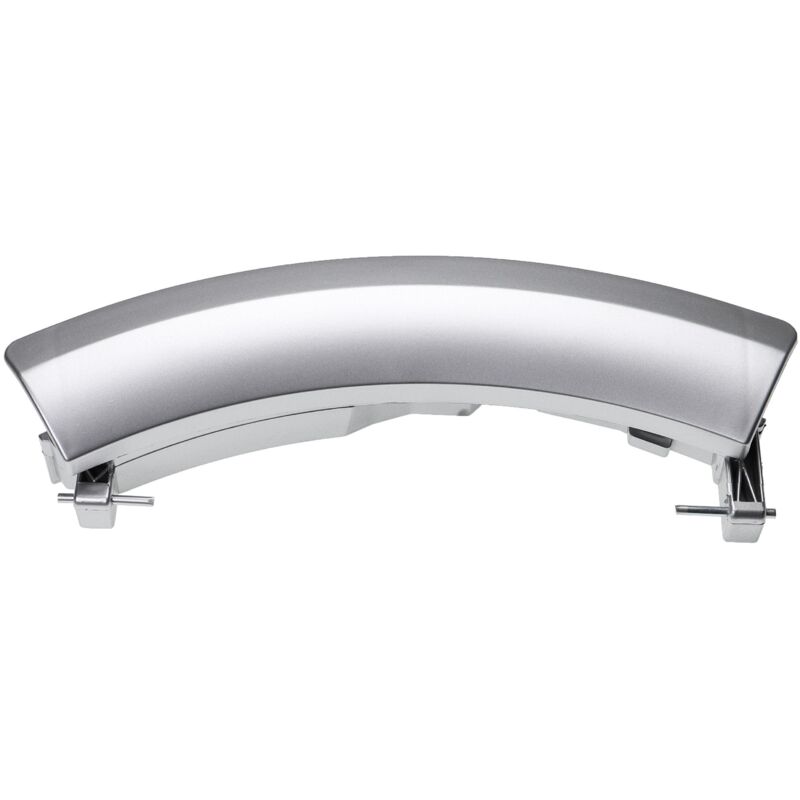vhbw Door Handle compatible with Bosch Serie 4 VarioPerfect WAE28497 Washing Machine plastic Silver