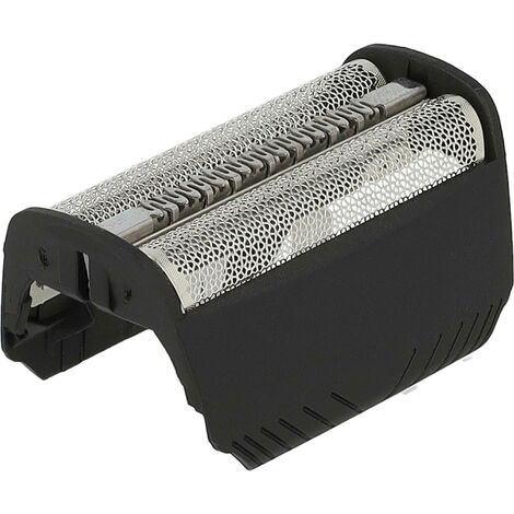 vhbw Doppelscherfolie kompatibel mit Braun 4840, 4845, 4875, 4876, 5491, 5492, 5493, 5494, 5495, 5713 Elektrorasierer - Typ 30B + Rahmen, schwarz