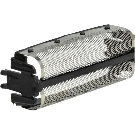 vhbw doppia lamina di rasatura di ricambio compatibile con Remington DF5, DF50, DF55, DF56 rasoio elettrico - con supporto, nero