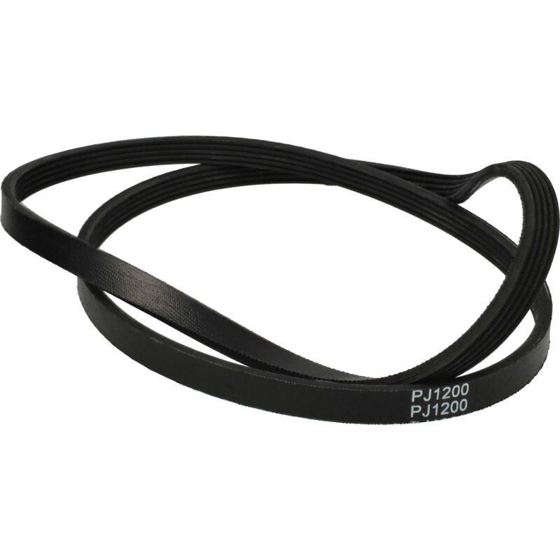 Drive Belt compatible with aeg lavalogic 1600, 1400 Tumble Dryer - 120 cm, Black - Vhbw