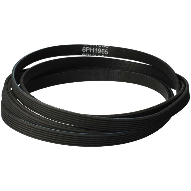 Drive Belt compatible with Arcelik 44 kt super Tumble Dryer - 196.5 cm, Black - Vhbw