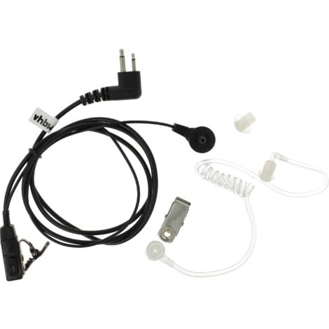 vhbw Écouteurs compatible avec Motorola GP300, GP600, GP88, GP73, CP040, GP68 radio talkie-walkie