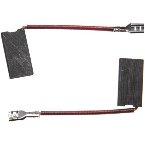 vhbw escobilla carbón motor carbono 24 x 12,5 x 6,3 mm compatible con ELU WS53EA Typ 1, WS53EB Typ 2, WS54EA Typ 1 herramientas eléctricas