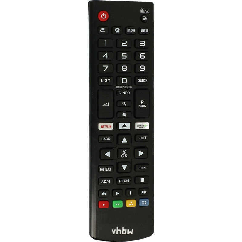 Vhbw - Fernbedienung Ersatz für lg AKB75375608 für Fernseher, tv - Ersatzfernbedienung
