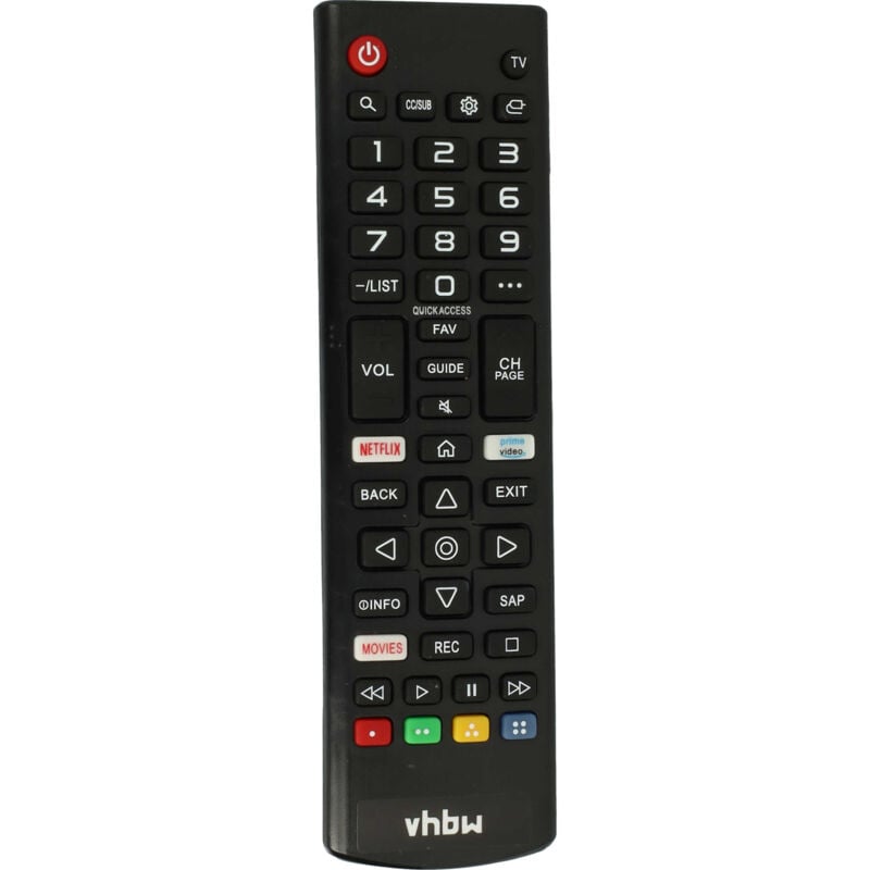 Fernbedienung Ersatz für lg AKB75675304 für Fernseher, tv - Ersatzfernbedienung - Vhbw