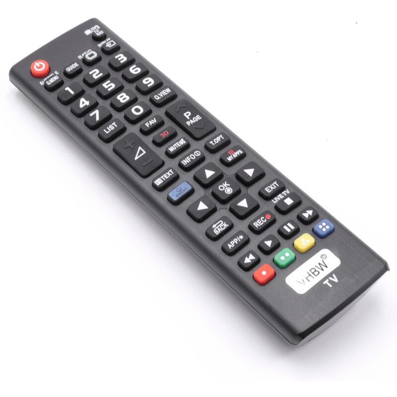 Vhbw Fernbedienung Kompatibel Mit Lg 24mt46, 24mt45, 32ln570, 29mt45, 22mt44, 24mt30, 24ms53, 32ln5707 Fernseher, Tv - Ersatzfernbedienung