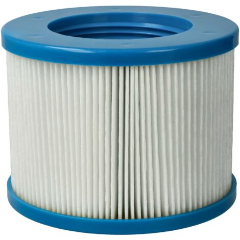 vhbw Filter Cartridge compatible with Arebos 12 V 35 W, 50 W Pool - Spare Filter Blue White