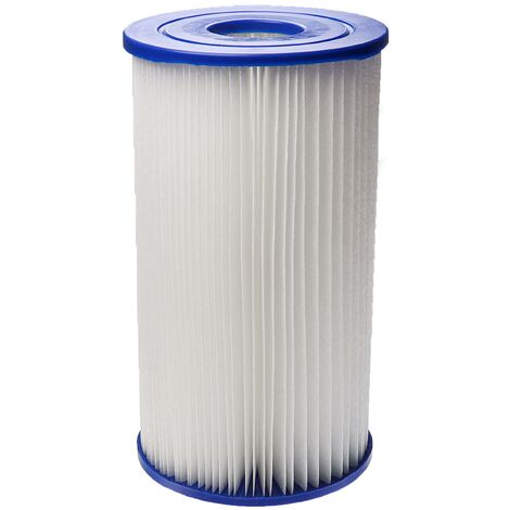 vhbw Filter Cartridge compatible with Bestway Flowclear 58391, 9463 l/h Swimming Pool, Filter Pump - Water Filter, White