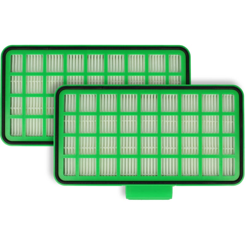 Vhbw - Filter Set 2X Filters Compatible With Rowenta Silent Force Extreme Cyclo Ro822101/410, Ro822111/410 Vacuum Cleaner - Hepa Filter, Allergy