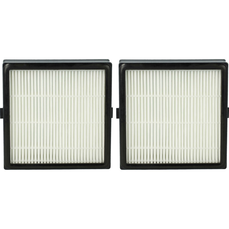 Filter Set 2x Filters Replacement for Nilfisk 22356800 for Vacuum Cleaner - hepa Filter, Allergy Filter - Vhbw