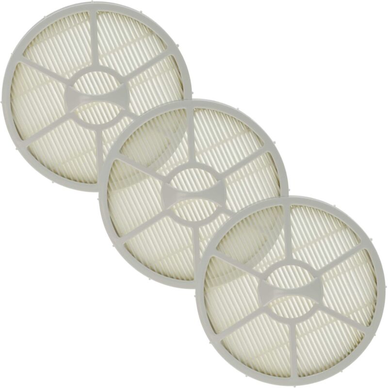 vhbw 3x Filter compatible with Kärcher VC 3, 1.198-125.0, VC 3 Premium Vacuum Cleaner - HEPA filter White