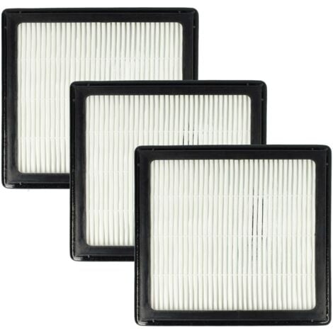 vhbw Filter Set 3x Filters compatible with Nilfisk GM210, GM240, GM200, GM200E, GM310, GM300, GM305 Vacuum Cleaner - HEPA Filter, Allergy Filter