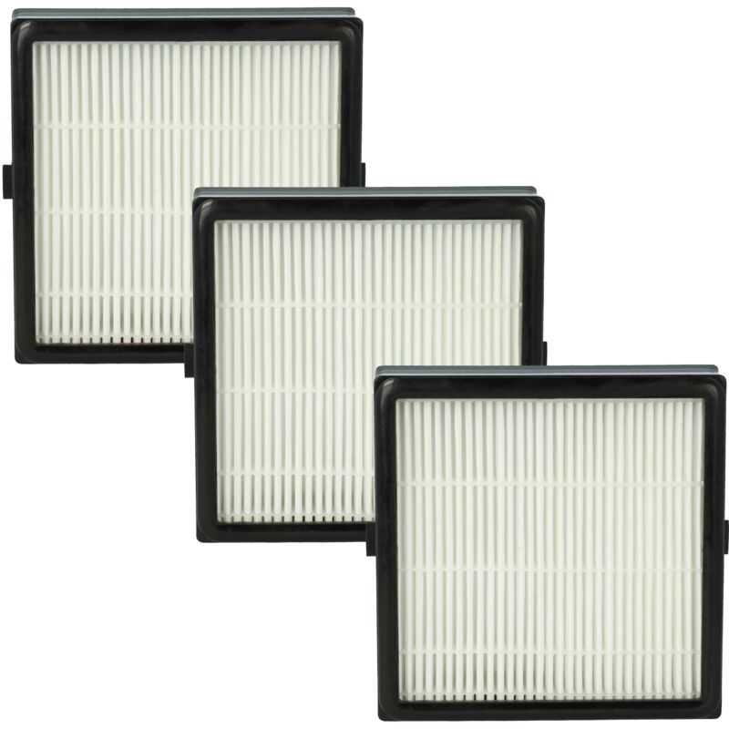 vhbw Filter Set 3x Filters compatible with Nilfisk King 510, Extreme, 530, Arnoldi, 540, 520 Vacuum Cleaner - HEPA Filter, Allergy Filter