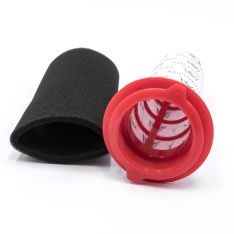 vhbw Filter Set compatible with Bosch Athlet 25.2V BCH6LNG25/02, BCH6PETGB/01 Vacuum Cleaner - 4x Filter (foam filter, micro-filter)