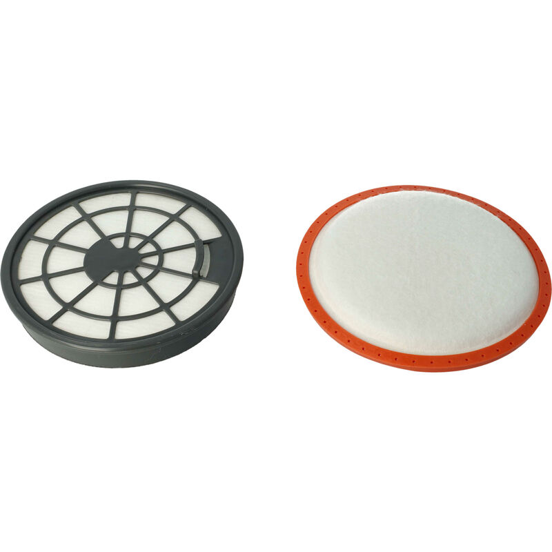Vhbw - Filter Set compatible with Dirt Devil DD2720, DD2720-0, DD2720-1, DD2720-2, DD2720-3 - 2x Spare Filter (Exhaust Filter, Motor Filter)