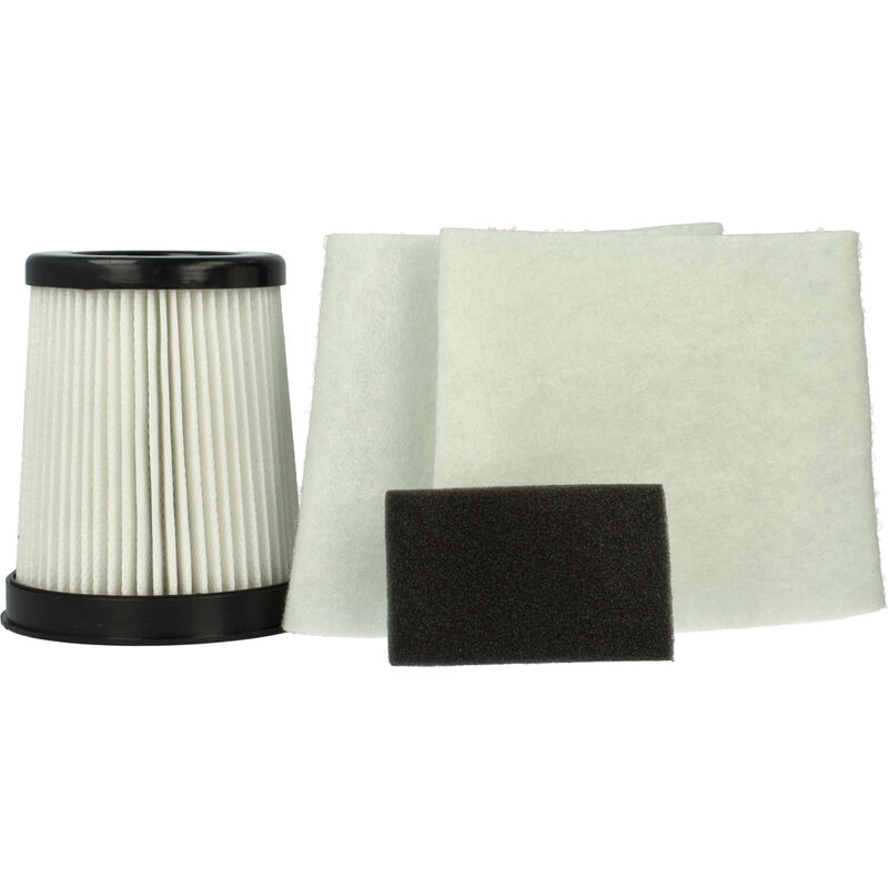 vhbw Filter Set compatible with Dirt Devil M2009-8, M2009-9, M2013, M2013-0, M2013-1, M2013-2, M2013-3, M2013-4, M2013-5, M2013-6 - 4x Filter