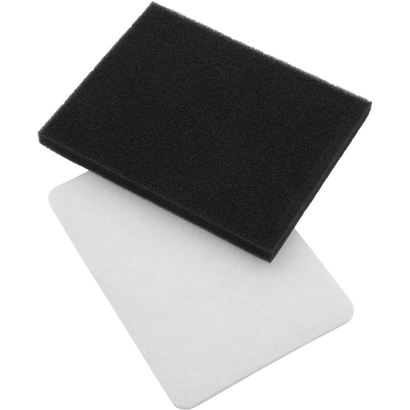 Vhbw - Filter Set compatible with Dirt Devil M2011-4, M2700, M2700-0, M2700-1 Vacuum Cleaner - 2x Spare Filter (Exhaust Filter, Motor Filter)