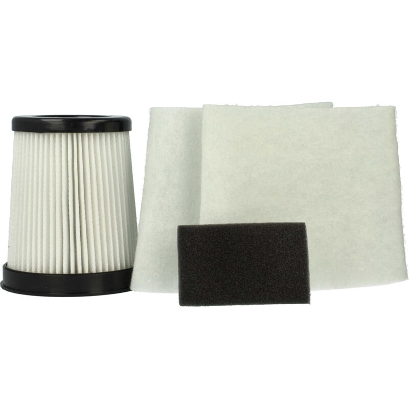 Filter Set compatible with Dirt Devil M2013-7, M2013-8, M2013-9, M2881, M2881-0, M2881-1, M2881-2, M2881-3, M2881-4, M2881-5 - 4x Spare Filter - Vhbw