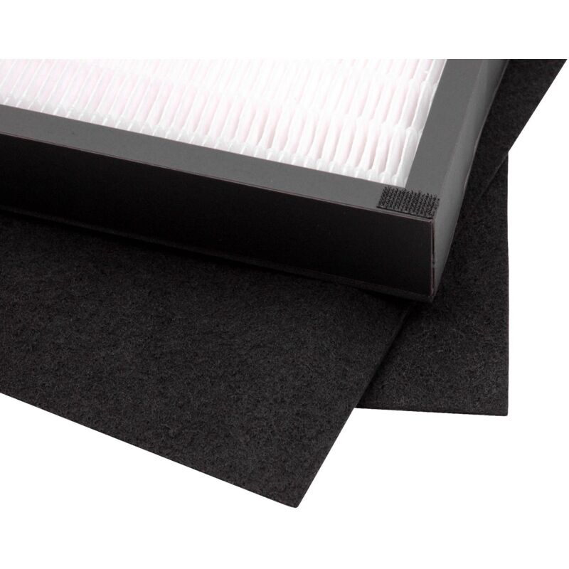 Filter-Set compatible with Dirt Devil Pureza ac 350 Air Purifier - 3x Spare Filter (activated carbon filter, hepa filter) - Vhbw