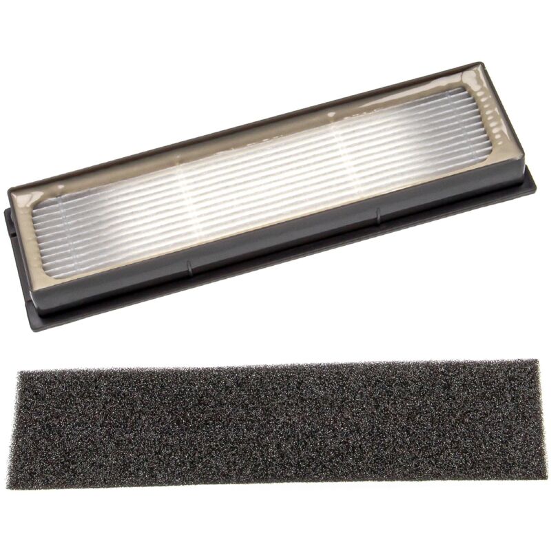 vhbw Filter Set compatible with Ecovacs Deebot Ozmo 920, 950 Vacuum Cleaner Robot - 2x Spare Filters (HEPA filter, foam filter)