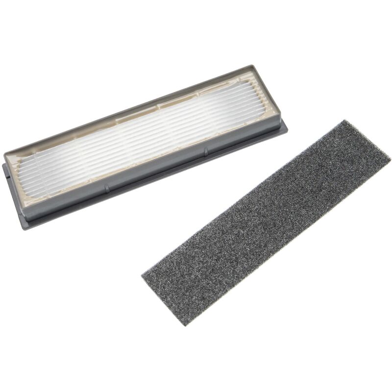 Vhbw - Filter Set Compatible With Ecovacs Deebot Ozmo T8 Vacuum Cleaner Robot - 2X Spare Filters (Hepa-Filter, Foam Filter)