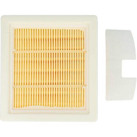 vhbw Filter Set compatible with Fox 350000066 Vacuum Cleaner - 2x Filter (HEPA filter, pre-filter)