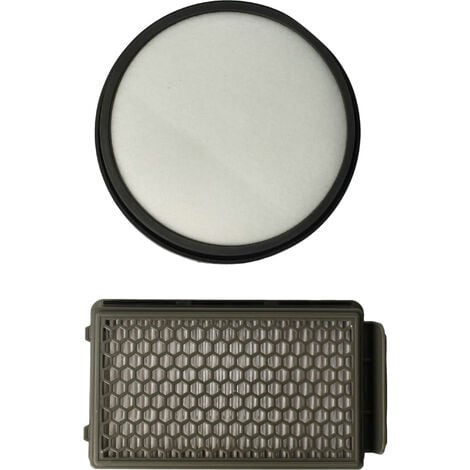 vhbw Filter Set kompatibel mit Rowenta Compact Power Cyclonic Staubsauger - Ersatz für Rowenta ZR005901 - Ersatzteile Zubehör Staubsaugerfilter