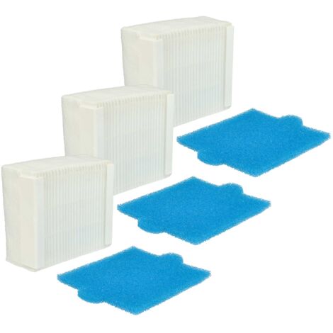 vhbw Filter-Set kompatibel mit Thomas Aqua+ Multi Clean X10 Parquet Staubsauger - 6x Filter (Spezial-Hygiene-Filter, Spezial-Hygiene-Vorfilter)