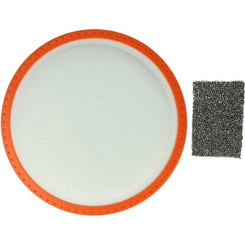 vhbw Filter Set Replacement for Dirt Devil 2288002 for Vacuum Cleaner - 2x Spare Filter (Motor Filter, Pre-Motor Filter)