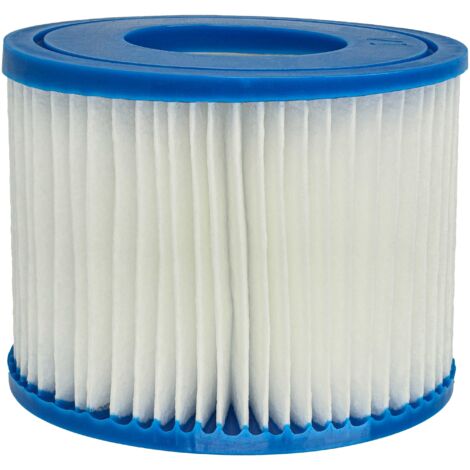 vhbw Filterkartusche Typ VI Ersatz für Bestway Typ VI, FD2134, 90427E, BW58323 für Pool - Ersatzfilter Blau Weiß