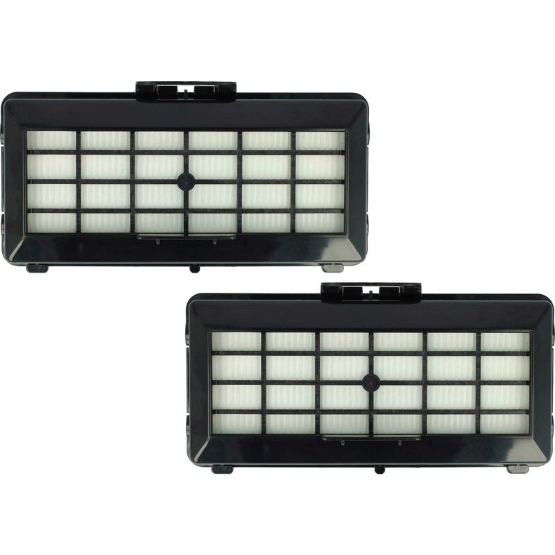 Filterset 2x Staubsaugerfilter kompatibel mit Bosch BSG71266/07, BSG71266/11, BSG71266GB/07 Staubsauger - hepa Filter Allergiefilter - Vhbw