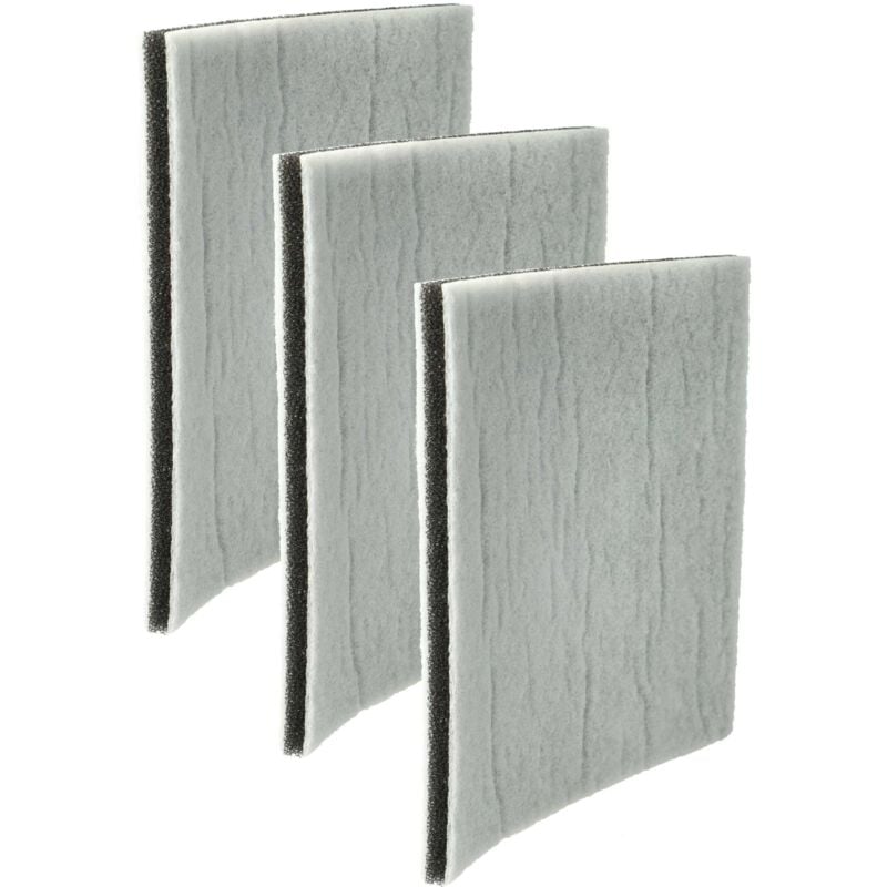 Filterset 3x Motorschutz-Filter Ersatz für Philips 482248010228 für Staubsauger - Vhbw
