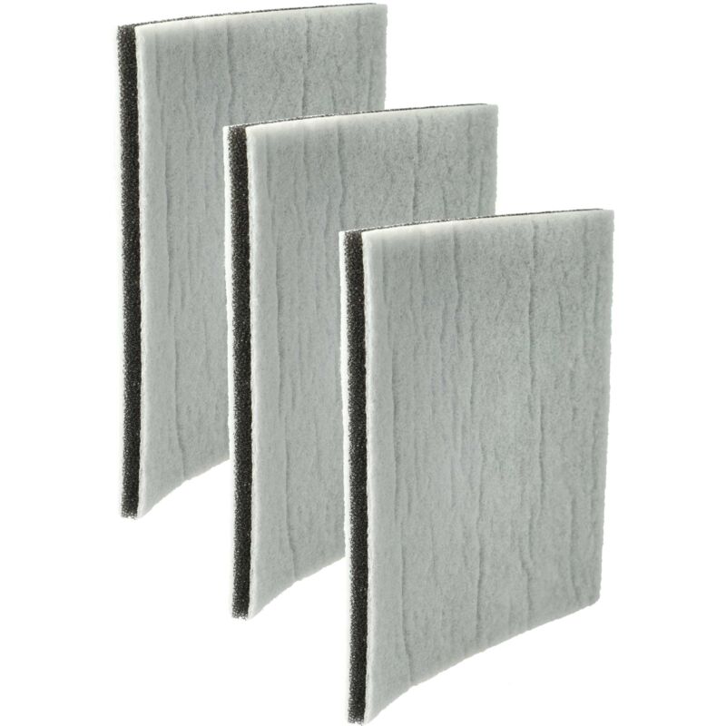 Vhbw - Filterset 3x Motorschutz-Filter kompatibel mit Philips Mobilo HR8568B, HR8568C, HR8568D, HR8569, HR8569/17, HR8569A, HR8569B Staubsauger