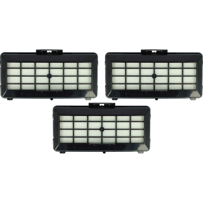 Filterset 3x Staubsaugerfilter kompatibel mit Bosch BSG7, BBZ152HF(00), BBZ152HFUC(00) Staubsauger - hepa Filter Allergiefilter - Vhbw