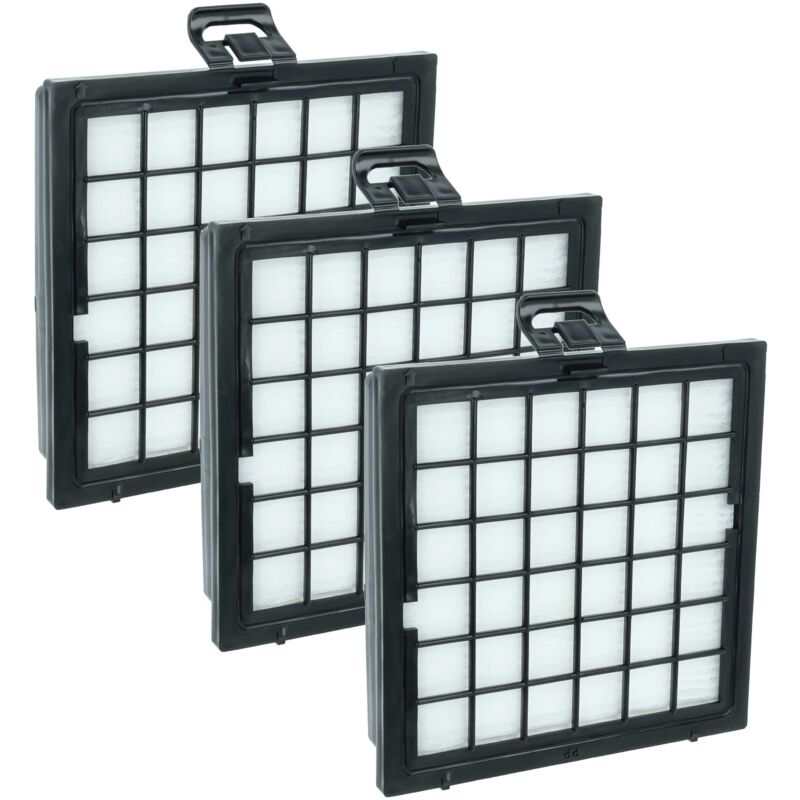 Filterset 3x Staubsaugerfilter kompatibel mit Bosch Ergomaxx bsg 8- Serie, bsg 8 Pro1, bsg 8 Pro1/02, bsg 8 Pro1/09, bsg 8 Pro1/10, bsg 8 Pro1/15