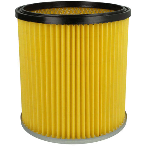 vhbw Filtre à cartouche compatible avec Kärcher NT 351, NT 301 (1.722-121.0) aspirateur à sec ou humide - Filtre plissé, papier