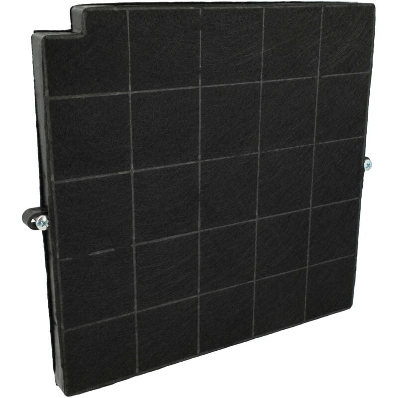 Vhbw - Filtre à charbon actif compatible avec Arthur Martin FC1201, harmd, HBOX601EK12, HBOX60EK, HBOX60X hotte aspirante - 26,5 x 25,8 x 1,8 cm