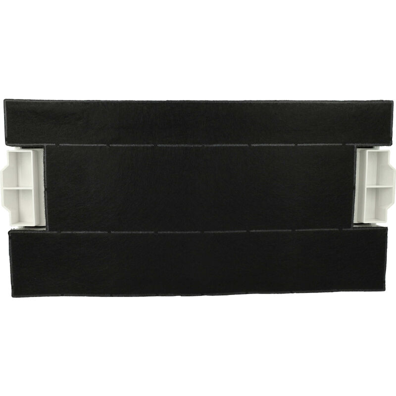 Vhbw - 1x Filtre à charbon actif compatible avec Bosch DHI655F, DHI645F, DHI655FXTI/01, DHI655NAU/01 hotte aspirante - 39,8 x 19,6/17,4 x 2,9 cm